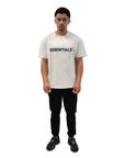 Fear of God Essentials Applique Logo T-Shirt Oatmeal
