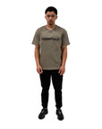 Fear of God Essentials Applique Logo T-Shirt Cement