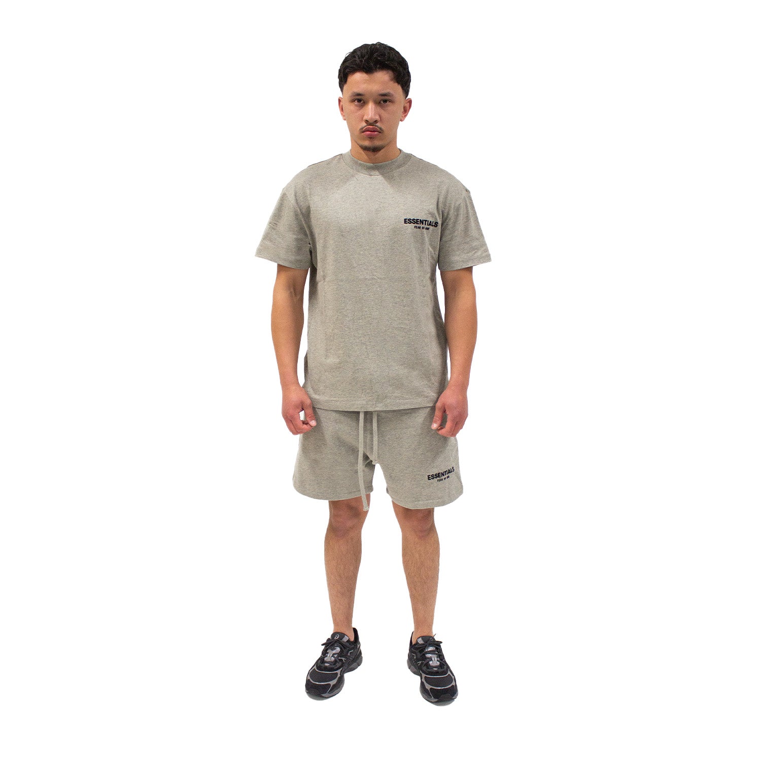 Fear of God Essentials Dark Oatmeal Shorts – sneakrflow