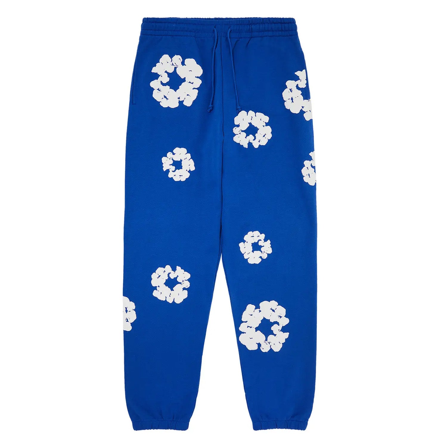 Denim Tears The Cotton Wreath Sweatpants Royal Blue – sneakrflow