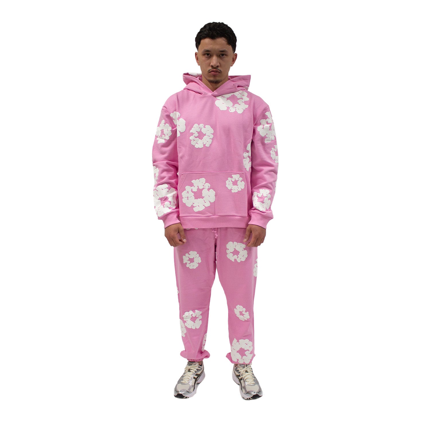 Denim Tears The Cotton Wreath Hoodie Pink – sneakrflow