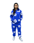 Denim Tears The Cotton Wreath Sweatpants Royal Blue