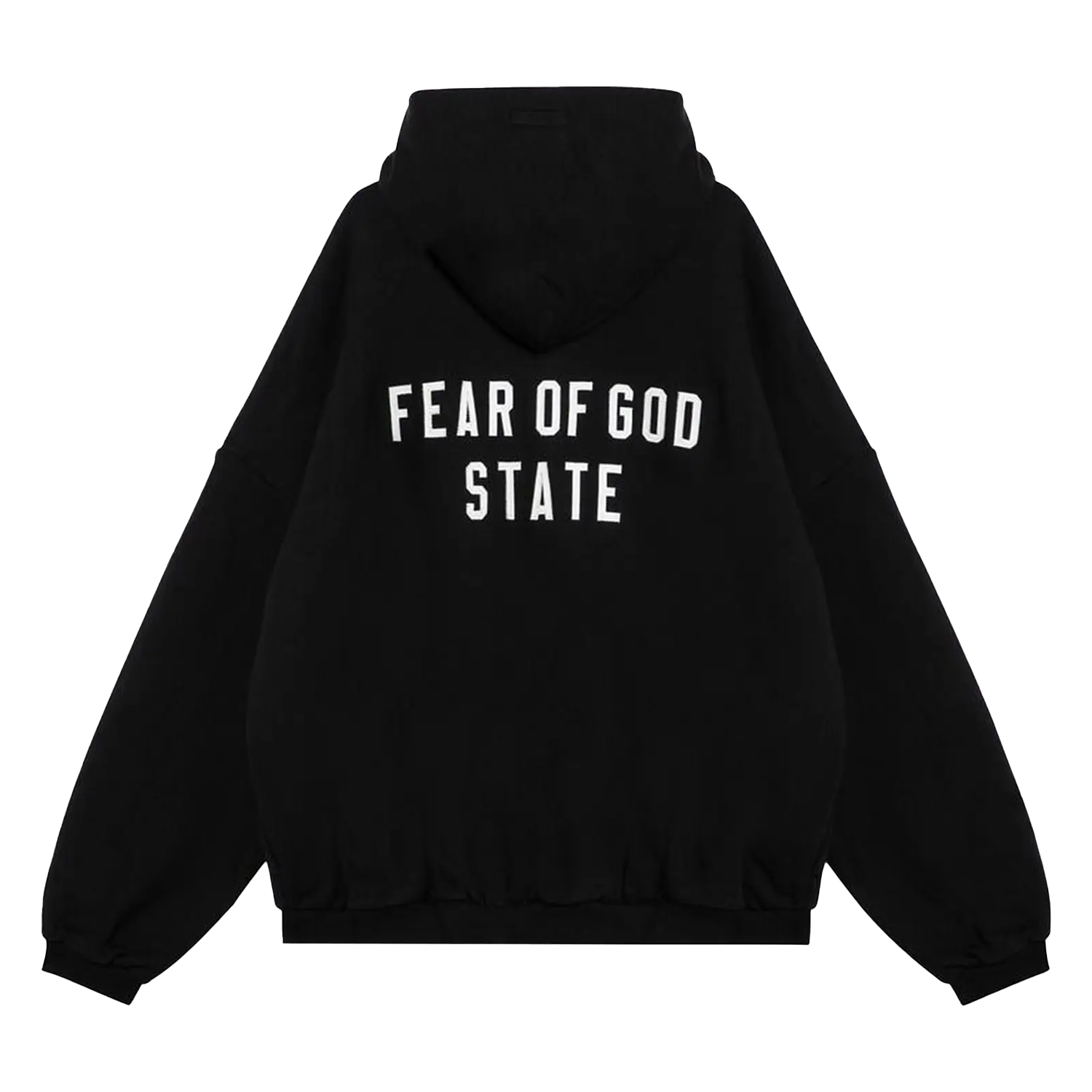 FEAR OF GOD STATE ジップフーディー Fear Of God Essentials Black State Zip-Up Hoodie – sneakrflow