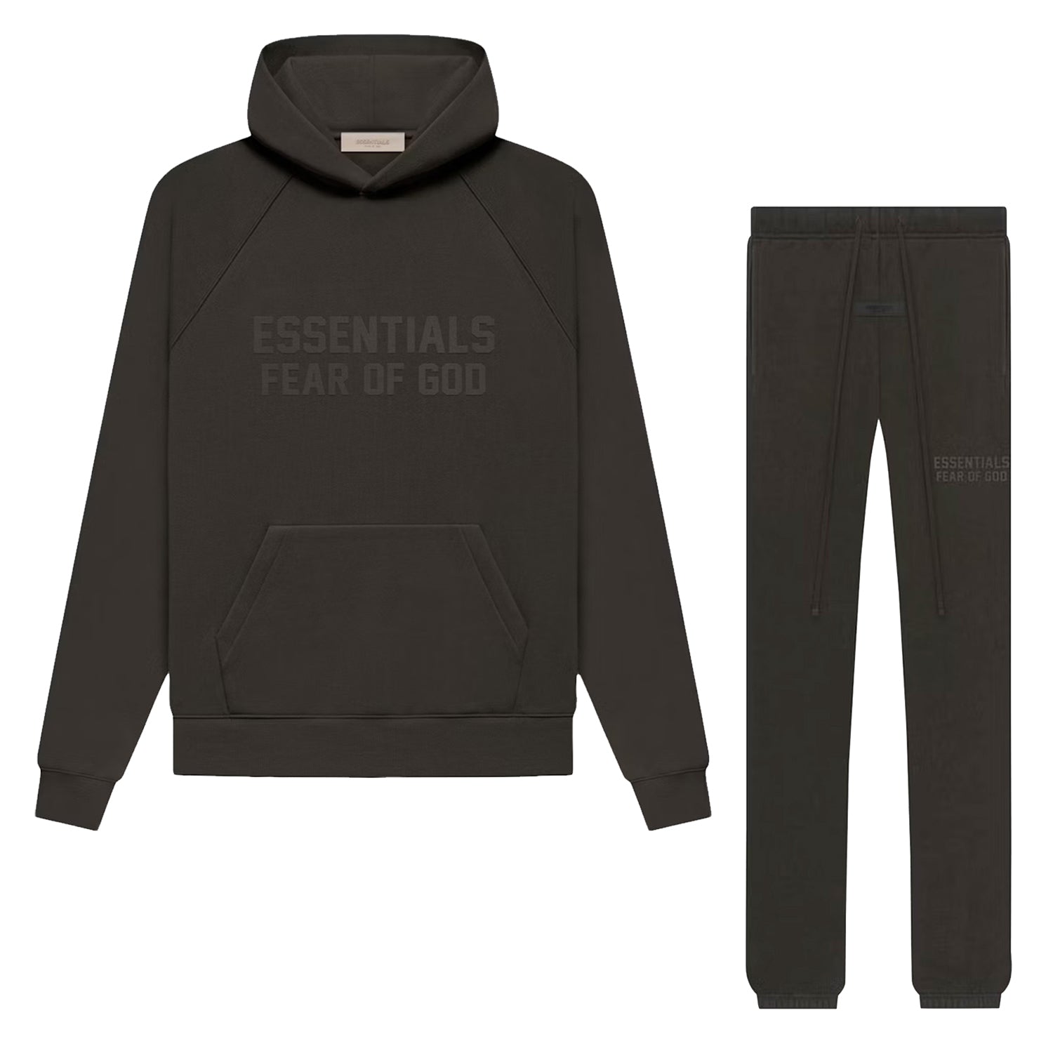 Fear of God Essentials Off Black Full Set – sneakrflow