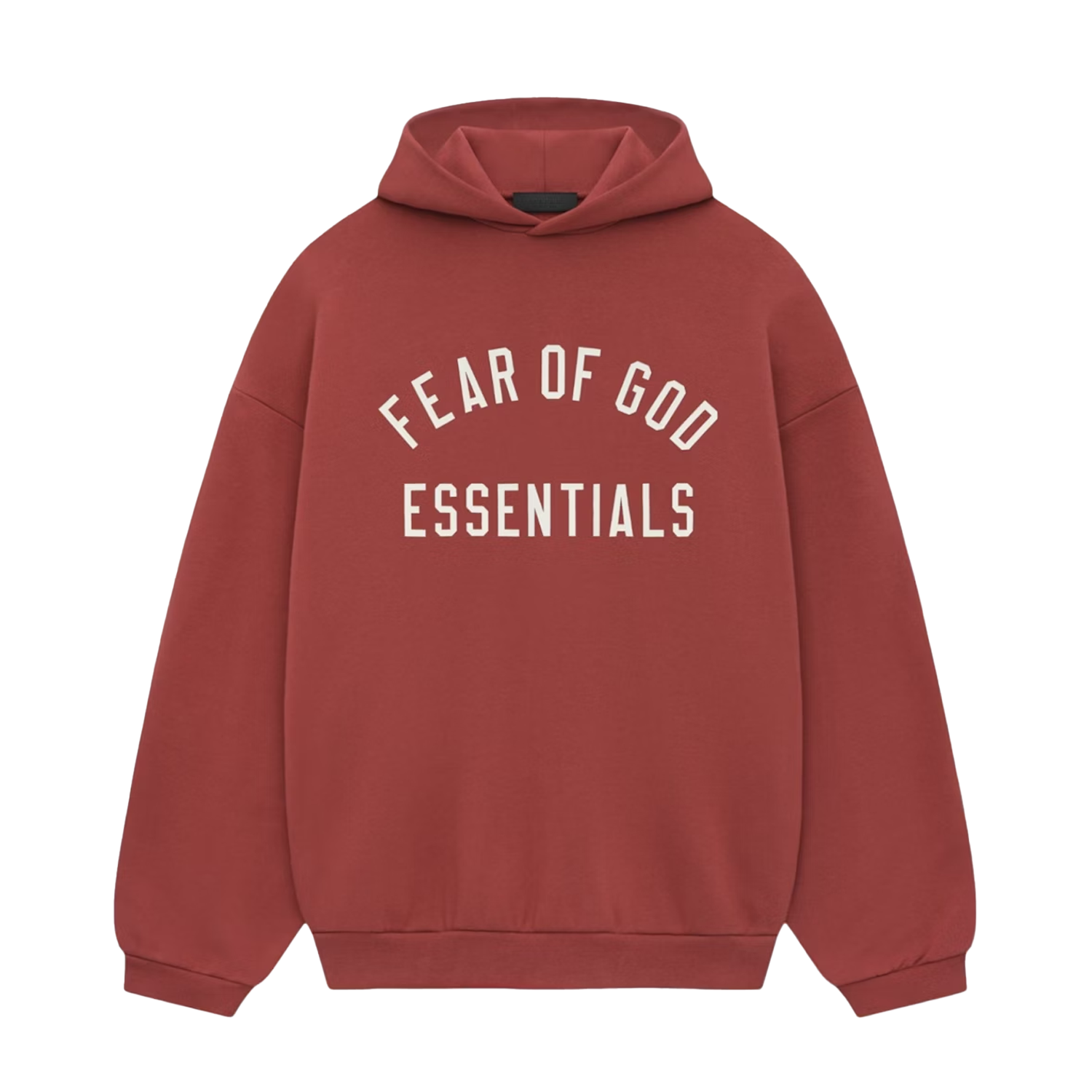 Fear Of God Essentials FW24 Crimson Hoodie