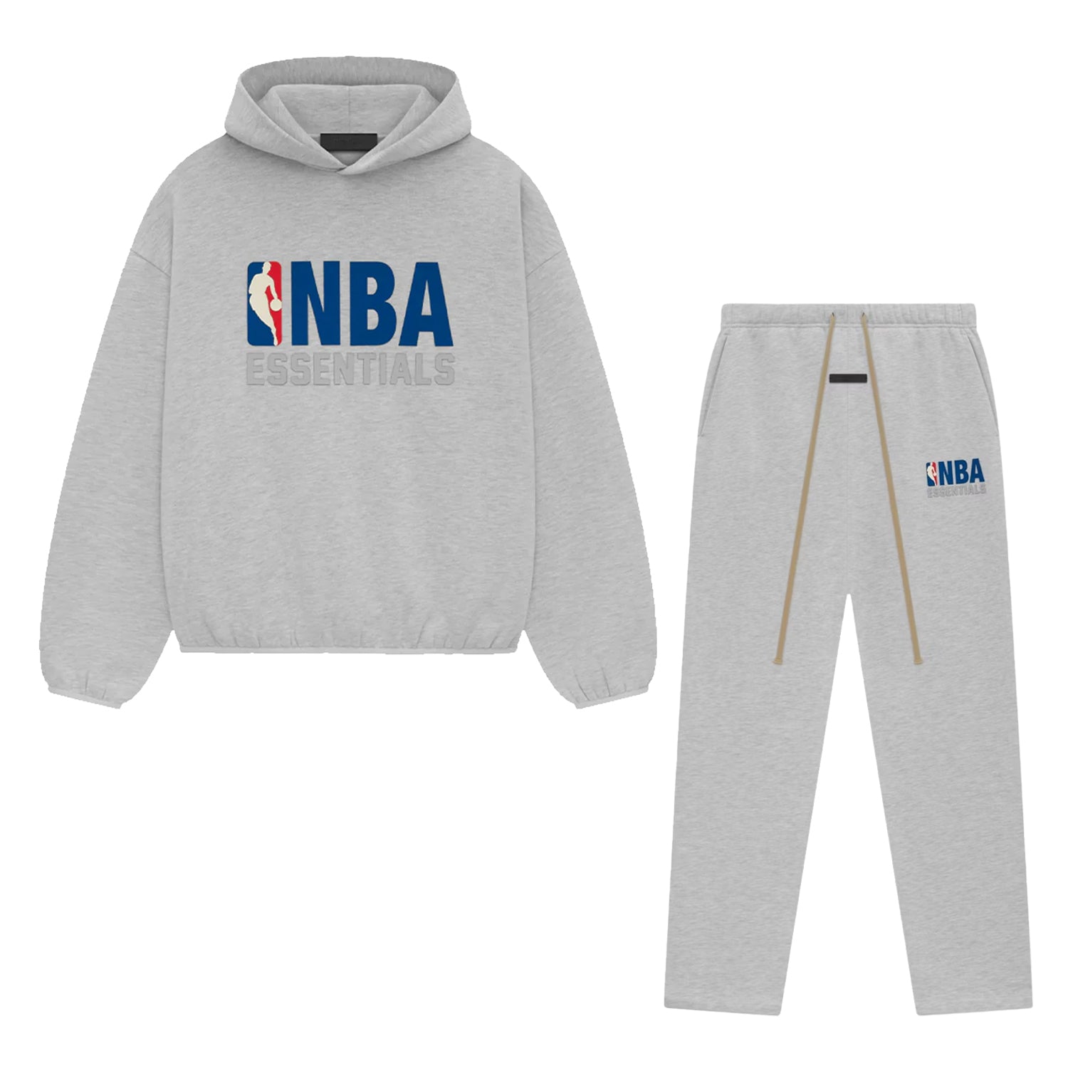 Fear Of God Essentials NBA Light Heather Set – sneakrflow