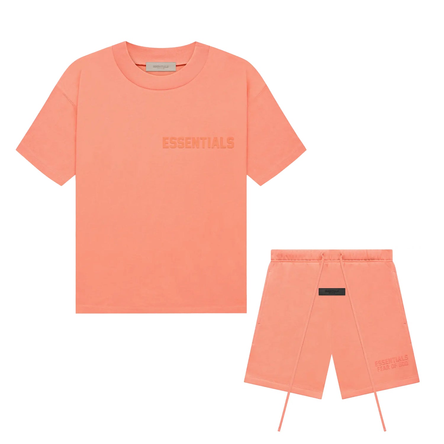 Fear of God Essentials Coral Summer Set – sneakrflow
