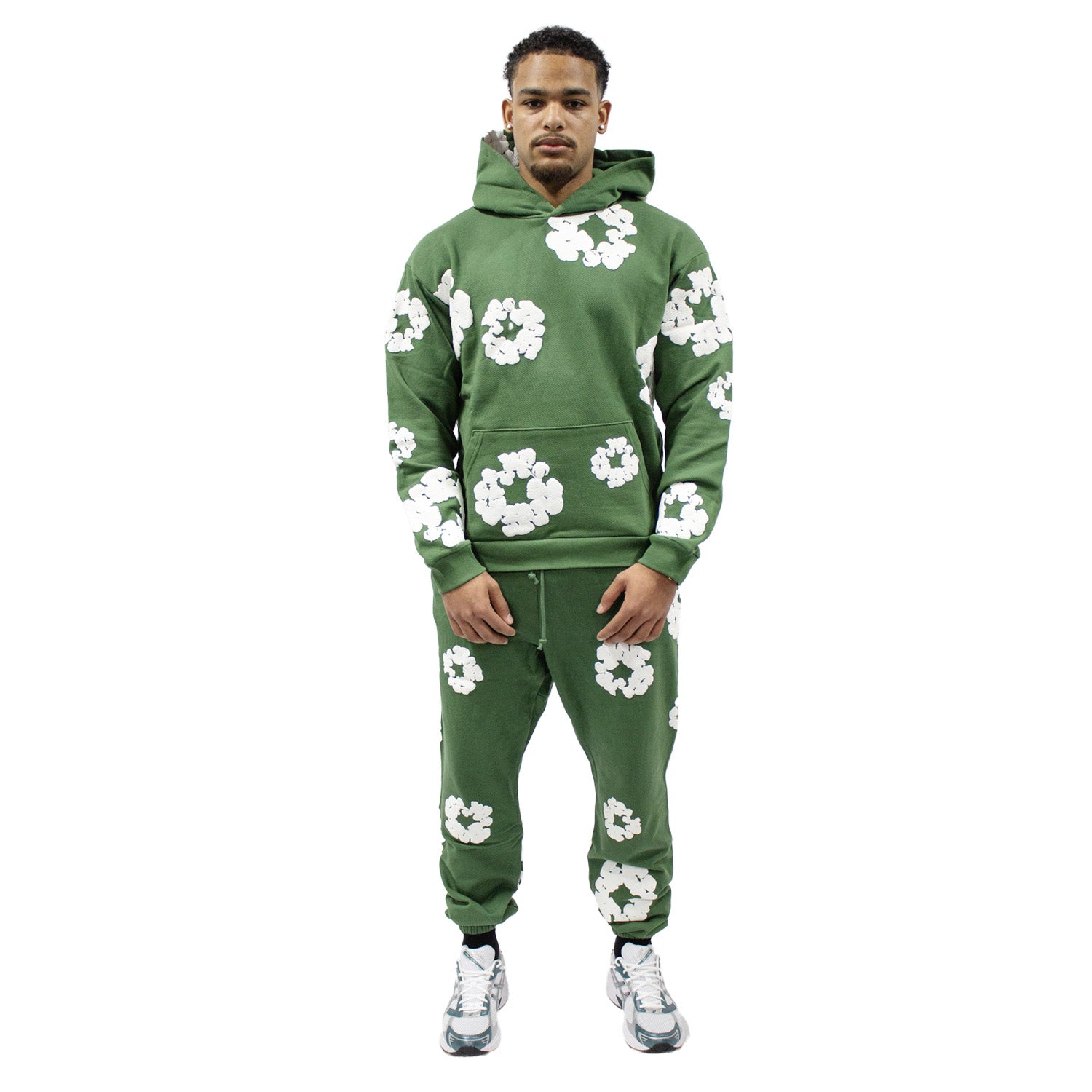 Denim Tears The Cotton Wreath Hoodie Green – sneakrflow