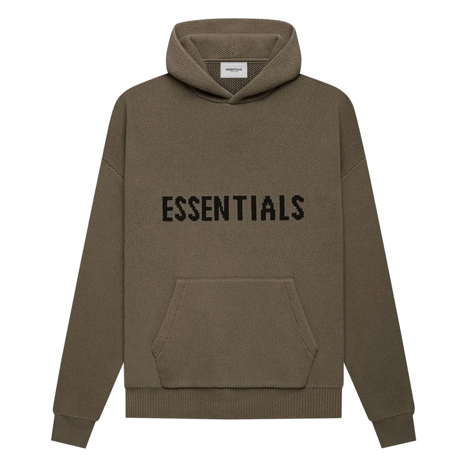 Fear of God Essentials Knit Pullover Hoodie Harvest – sneakrflow