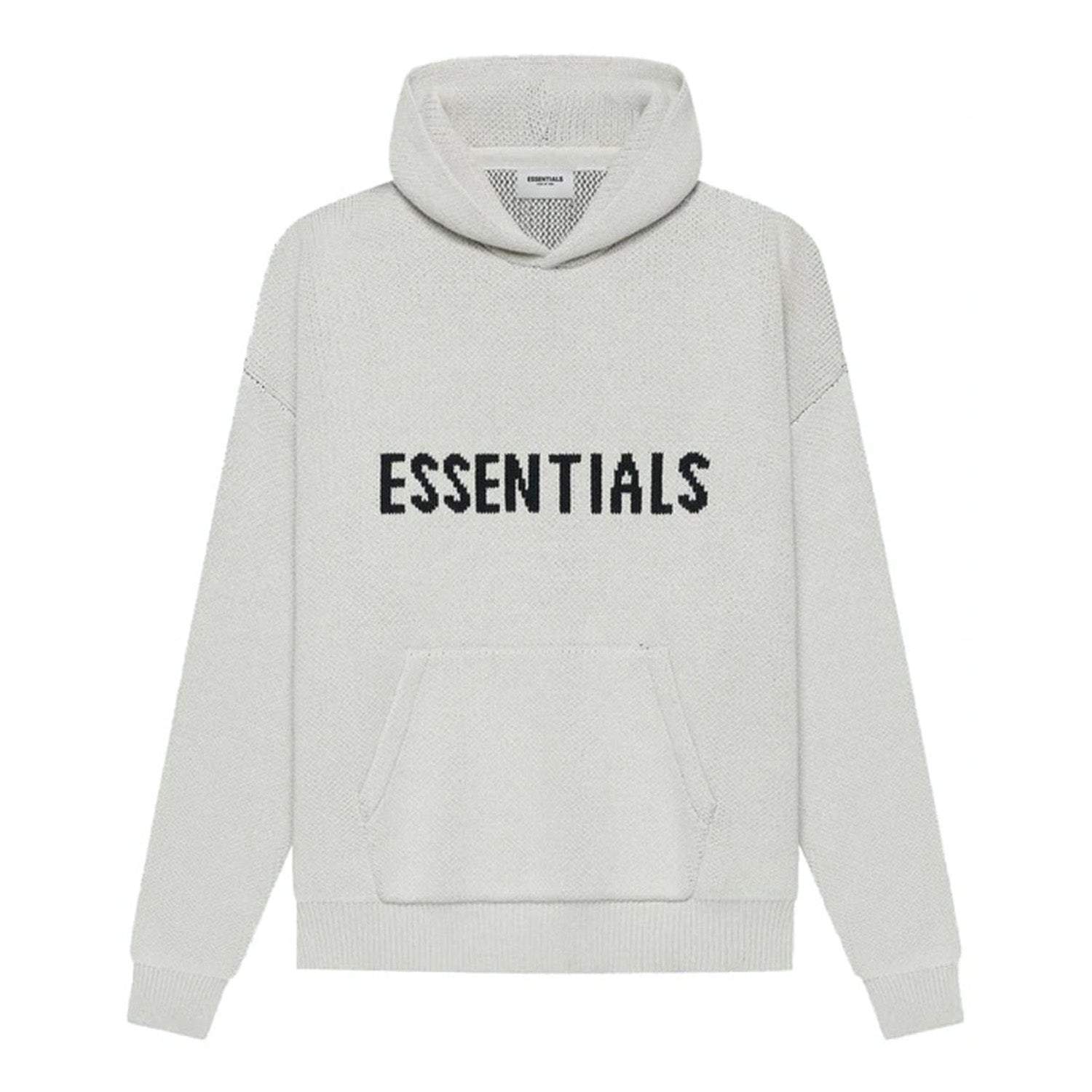 Fear of God Essentials Knit Pullover Hoodie Oatmeal – sneakrflow
