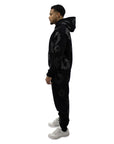 Denim Tears The Cotton Wreath Hoodie Black Monochrome