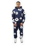 Denim Tears The Cotton Wreath Hoodie Navy