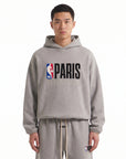 Fear of God Essentials NBA Paris Warm Heather Paris Hoodie