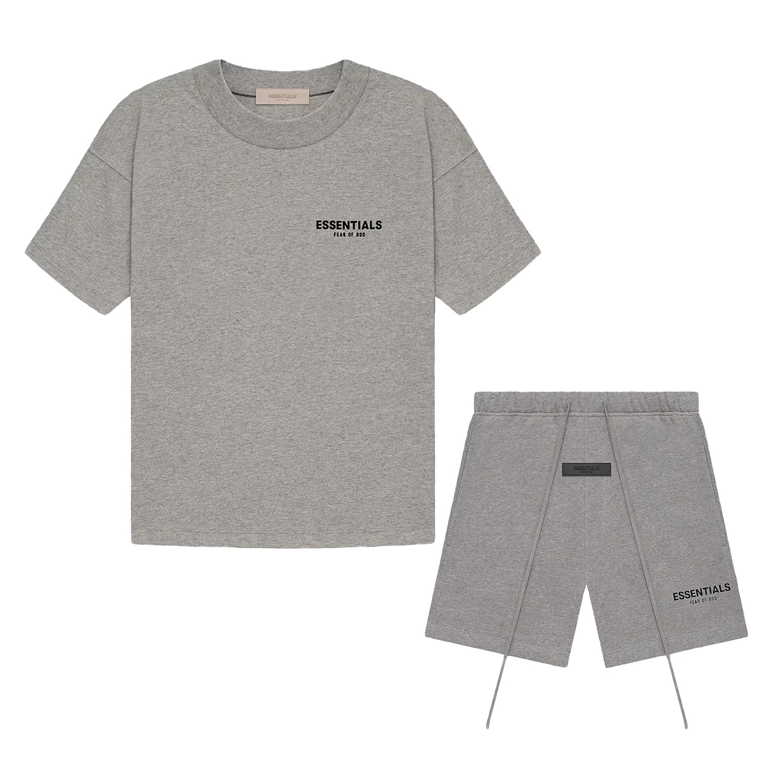 Fear of God Essentials Dark Oatmeal Summer Set – sneakrflow