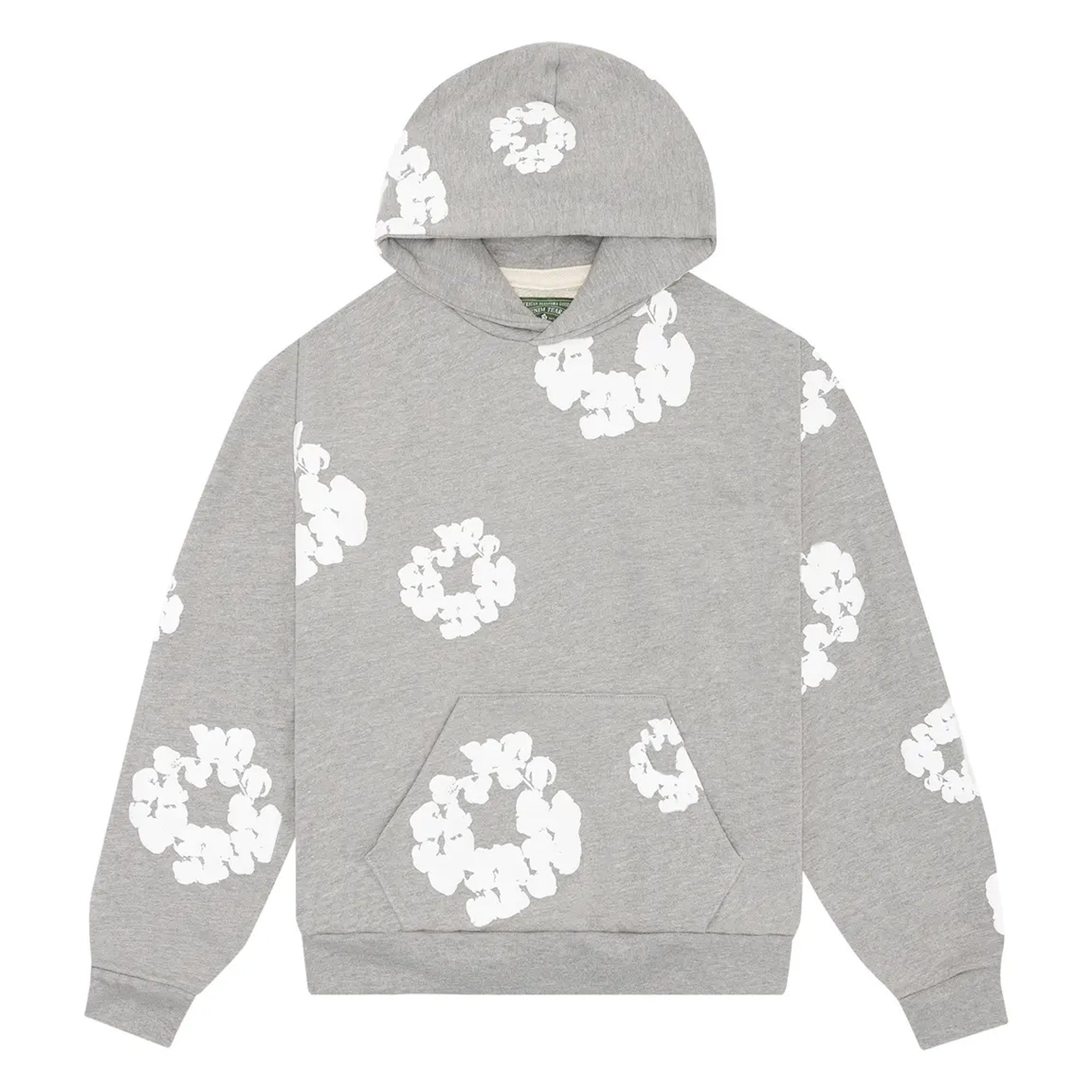 Denim Tears The Cotton Wreath Hoodie Gray – sneakrflow