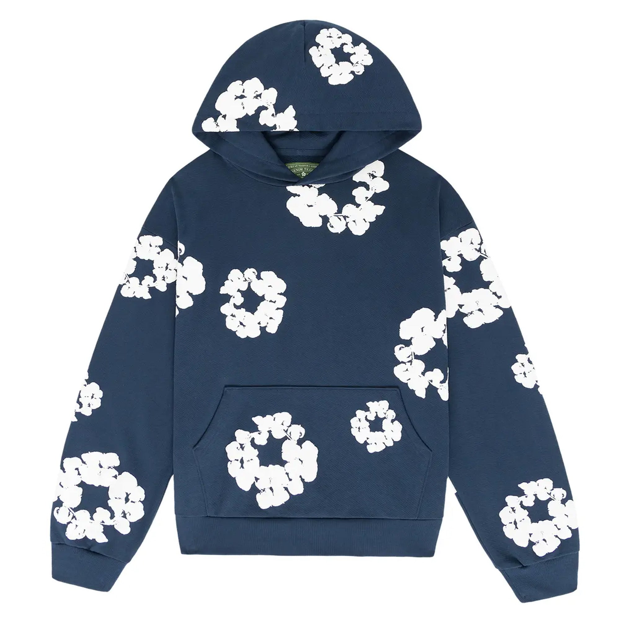 トップス Denim tears hoodie dark blue (S size) Denim Tears The Cotton Wreath Hoodie Navy – sneakrflow