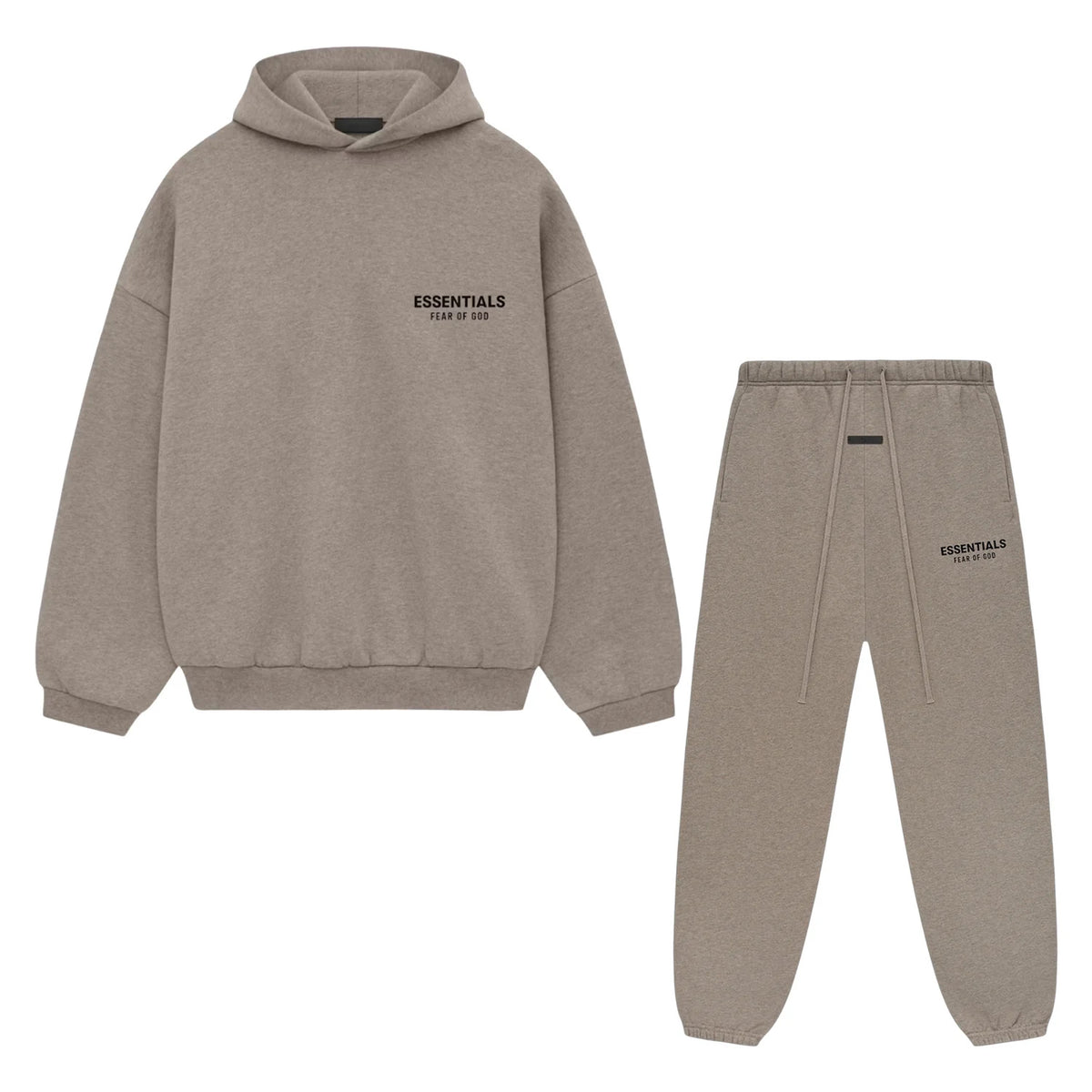 Fear of God Essentials Dark Heather Grey Winter Set