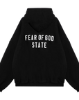 Fear Of God Essentials Black State Zip-Up Hoodie