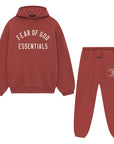 Fear Of God Essentials FW24 Crimson Set