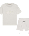 Fear of God Essentials 1977 Light Oatmeal Summer Set
