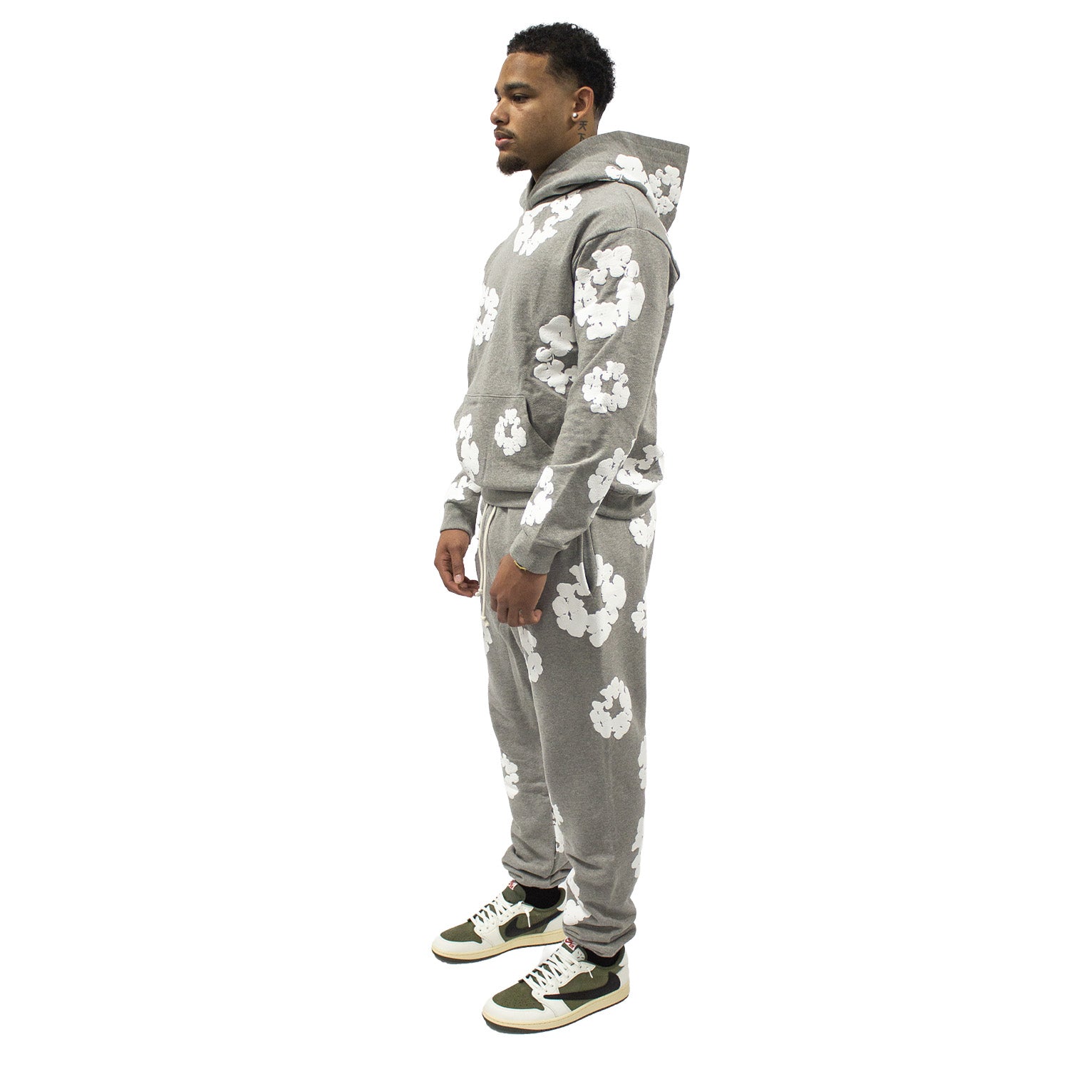 Denim Tears The Cotton Wreath Hoodie Gray – sneakrflow