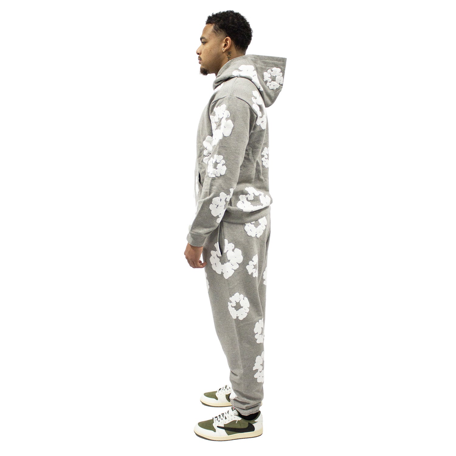 Denim Tears The Cotton Wreath Hoodie Gray – sneakrflow