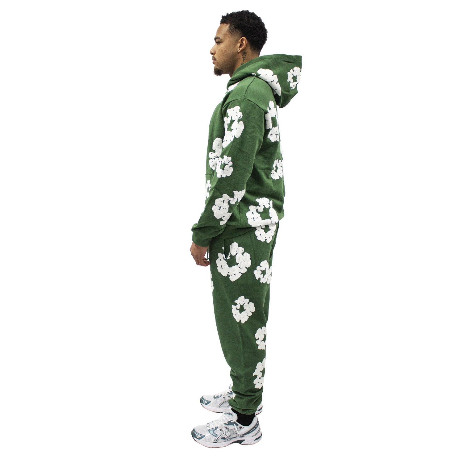 Denim Tears The Cotton Wreath Hoodie Green – sneakrflow