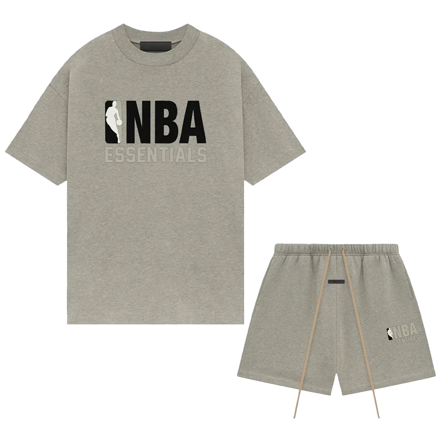 Fear of God Essentials x NBA Warm Heather Summer Set