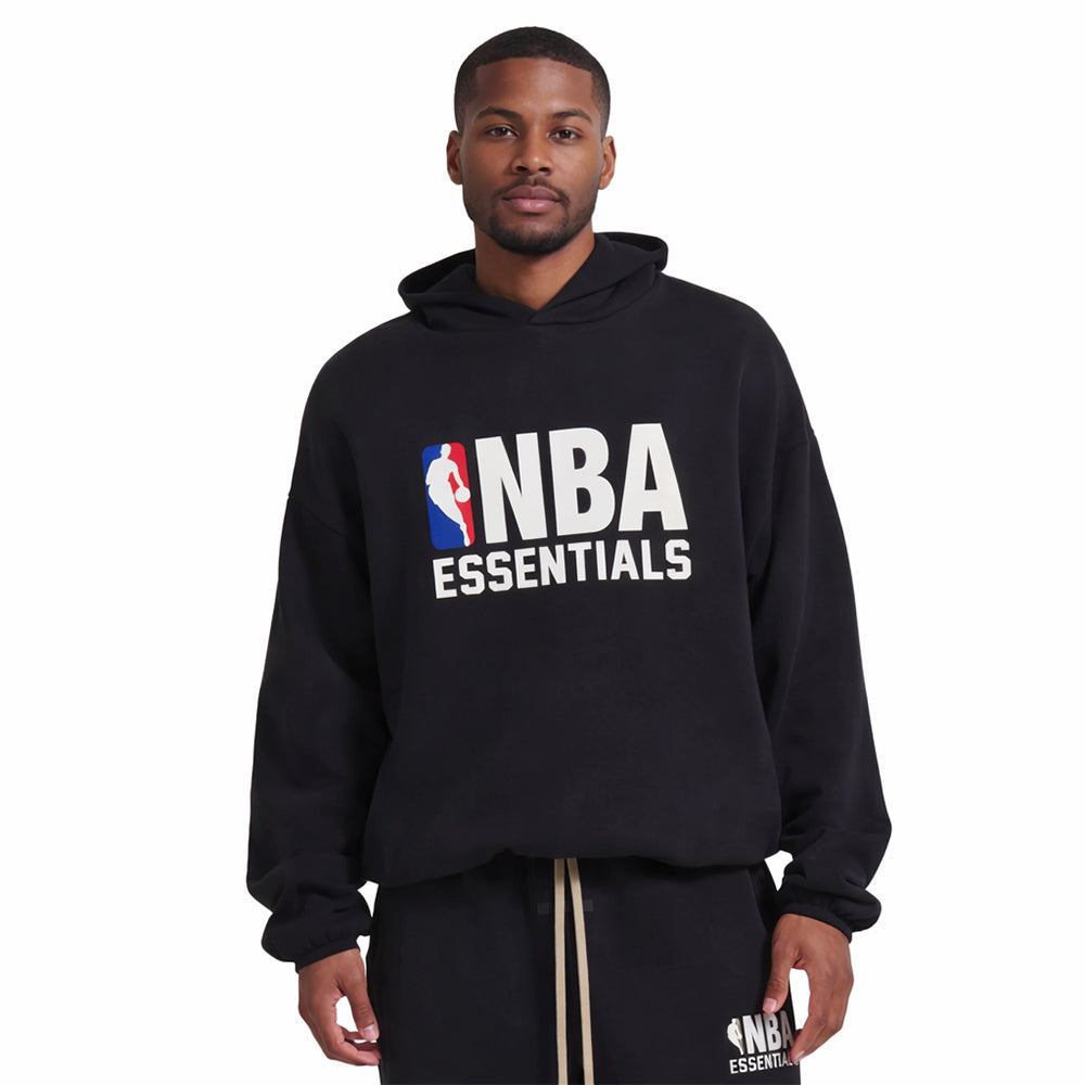 Fear Of God Essentials NBA Black Hoodie